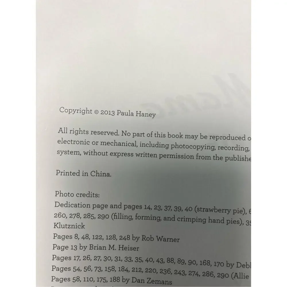The Hoosier Mama Book of Pie Cookbook‎ by Paula Haney